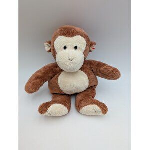 Ty Pluffies Dangle Monkey Plush 10 Inch Brown 2002 Stuffed Animal Toy